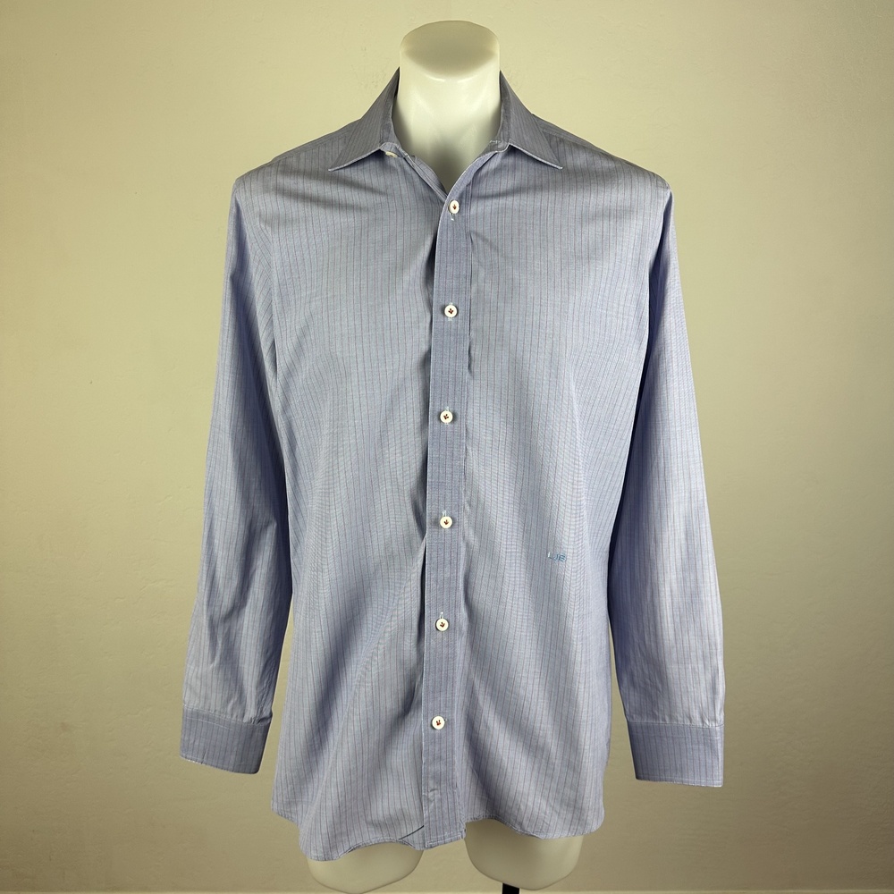 Devan Vincent “Top 1%” Striped Dress Shirt